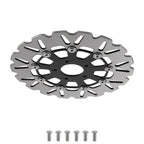 Floating Front Brake Rotor for Harley-Davidson Touring & Softail (2008-2019) Black