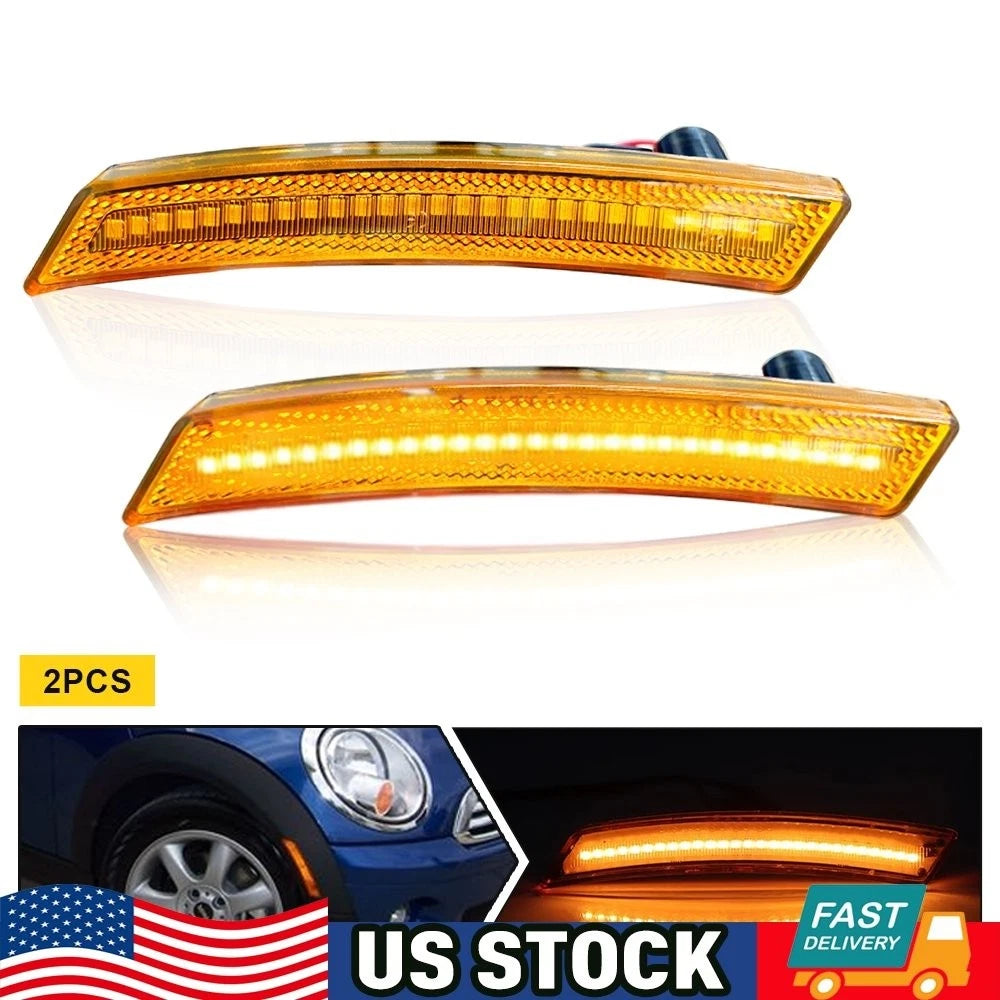 LED Strip for Mini Cooper R56 R57 R58 (2007–2015) Amber Side Marker Light