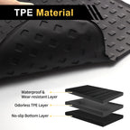 Cargo Liner Rear Trunk Mat for Kia Stinger (2018–2024) TPE Square Grid