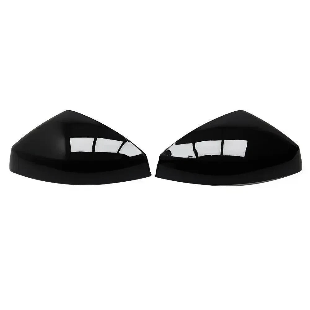 Gloss Black Side Mirror Cap Covers for Audi A3/S3 8V (2015–2021)
