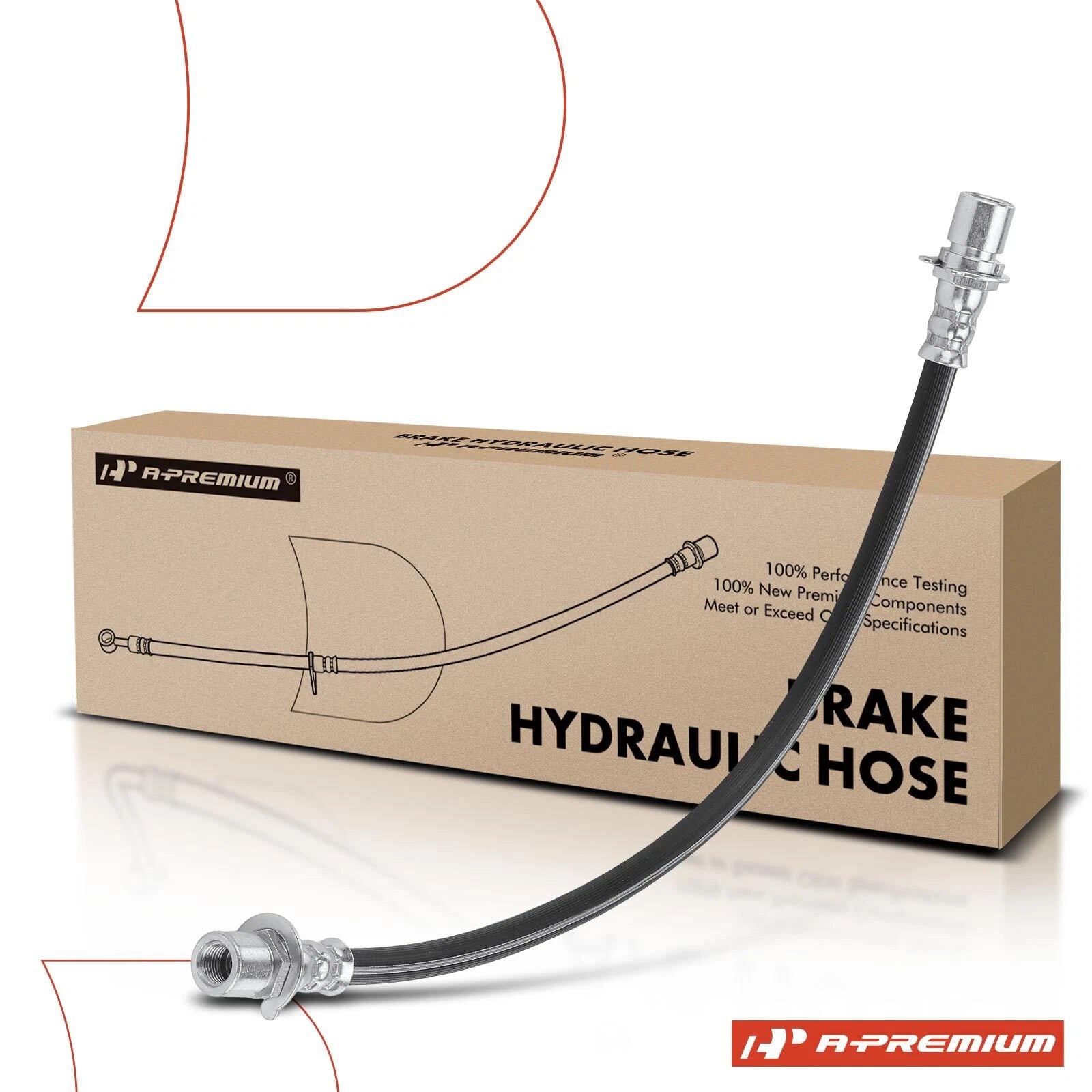 Rear Inner Brake Hydraulic Hose for Chevy Silverado 3500 HD (2015–2016)