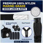 Set of 4 Boat Fenders for (6.5" x 23")