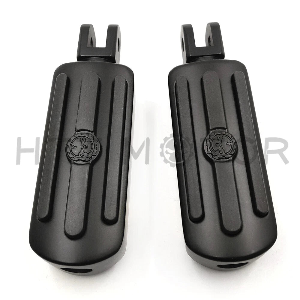 Groove Gear Skull Footpegs for Harley FXBB FXBR FXBRS FXLR (2018–2023)