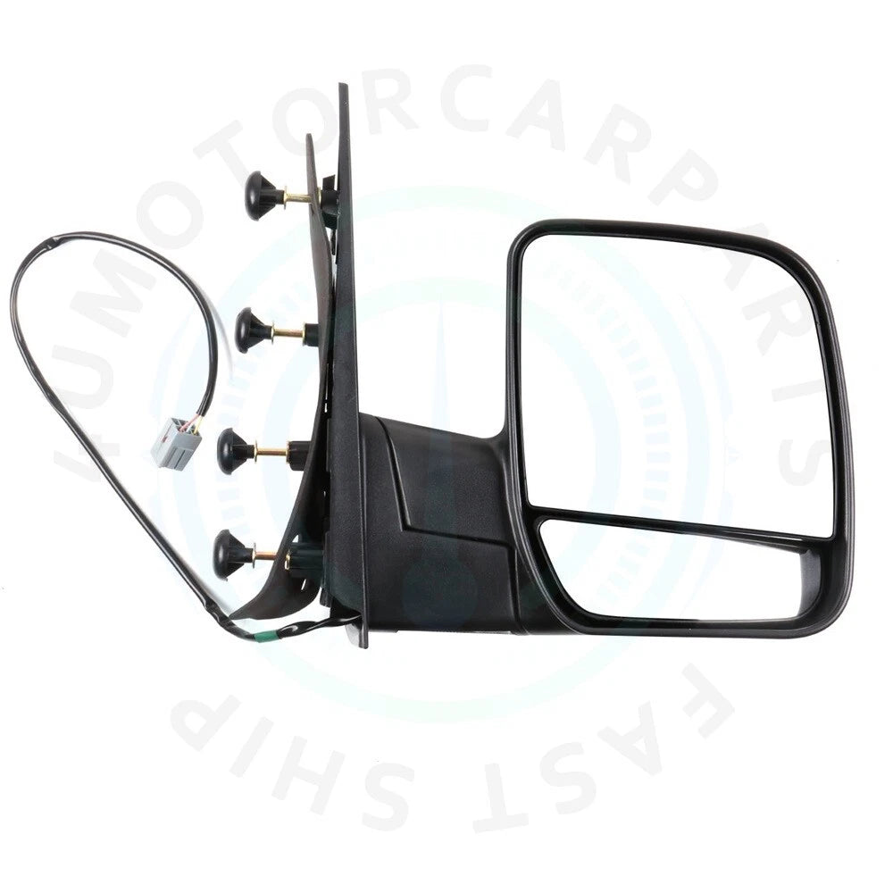 Power Mirror for Ford Econoline (2003–2014) - Black Manual Fold RH