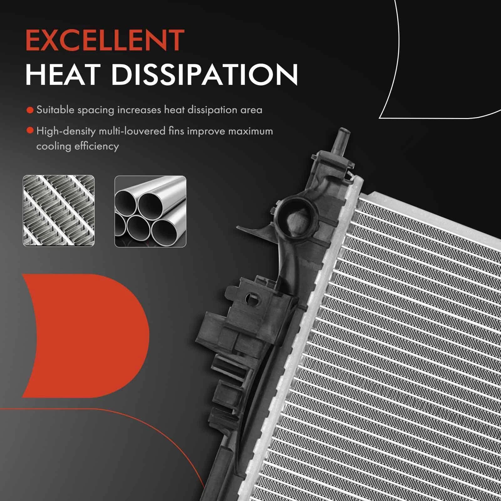 Radiator for Chevrolet Malibu, Buick LaCrosse (2016-2019)
