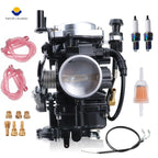 Carburetor & 43" Throttle Cable for Harley Davidson CV40 (1999–1996) 27421-99C 27490-96