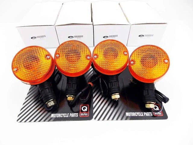 4 x Turn Signal Indicator Blinker Assembly for Suzuki DR400 (1980)