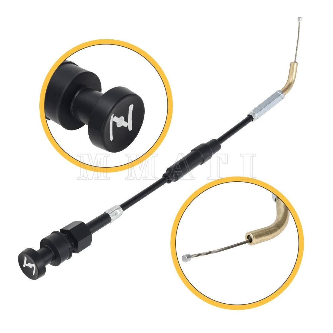 Choke Cable for Yamaha Breeze YFA1 (1989–2004), Grizzly YFM125 (2004–2013)