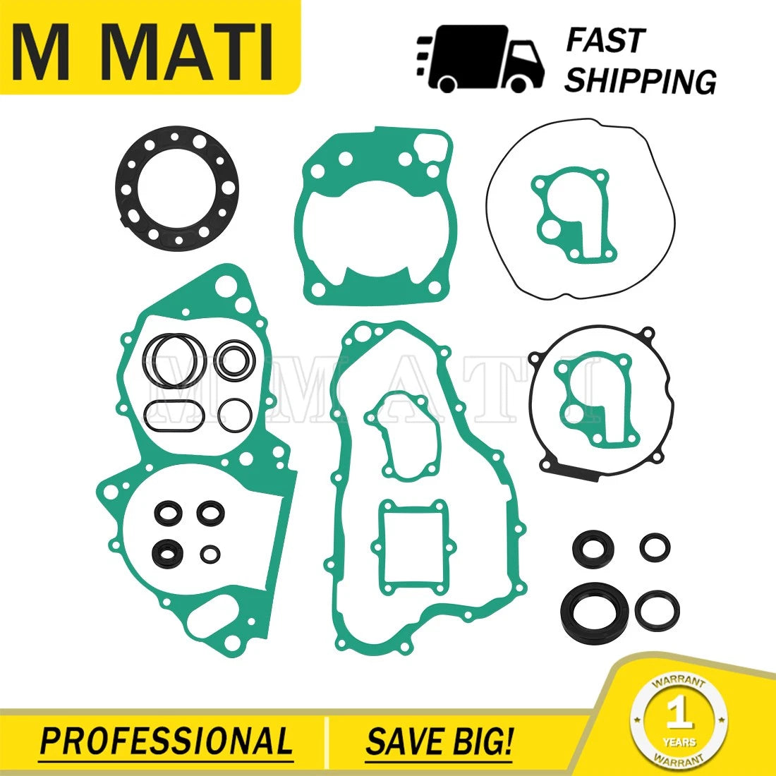 Complete Gasket and Oil Seals Kit for Honda CR250R (1992–2001)
