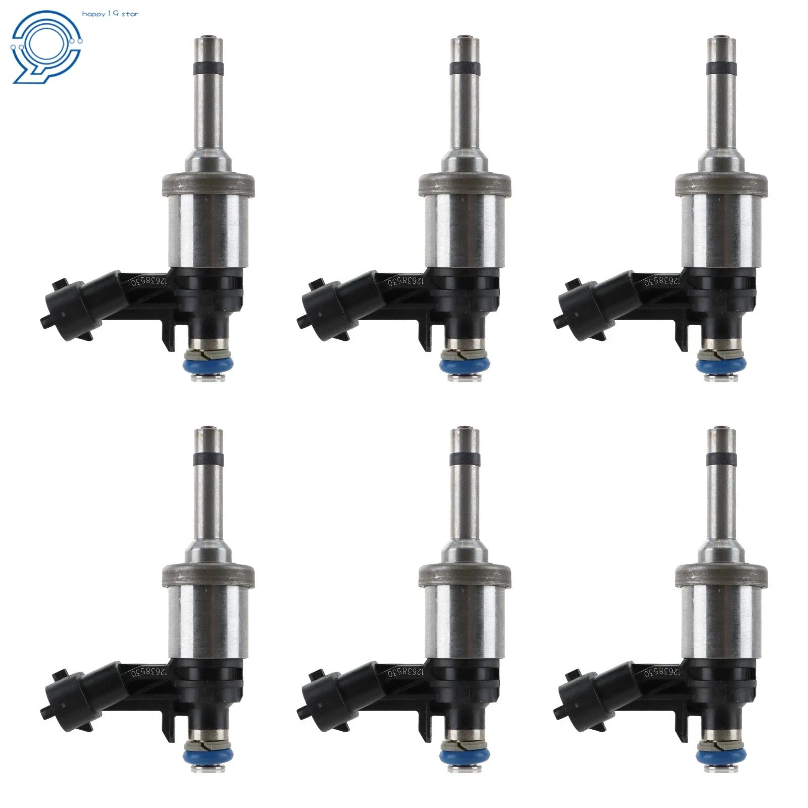Set of 6 Fuel Injectors for Buick Enclave (2009–2011) 3.6L V6
