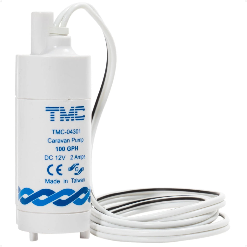 TMC 100 GPH Submersible Electric Galley Water Pump for Boat and RV (12V)