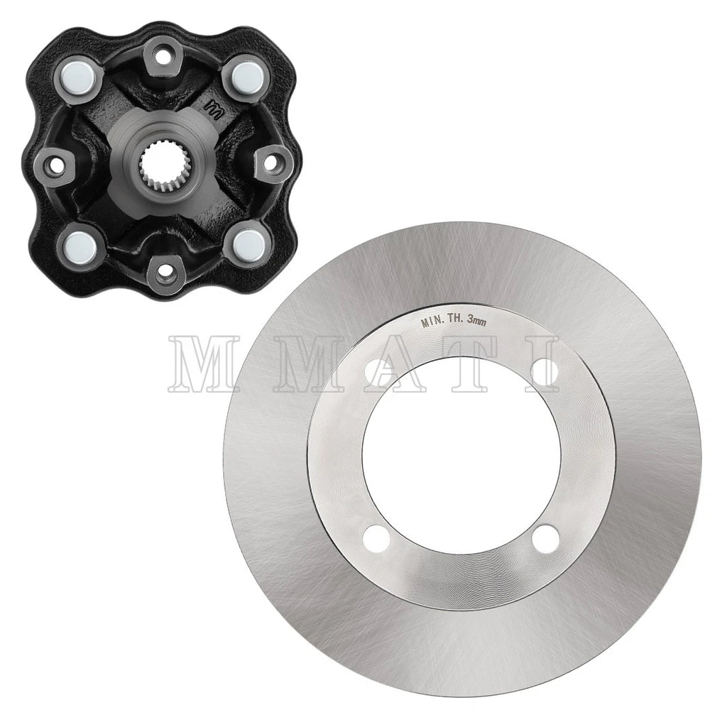 Front Wheel Hub & Disc Rotor for Suzuki Eiger 400, Vinson 500 (2002–2007)