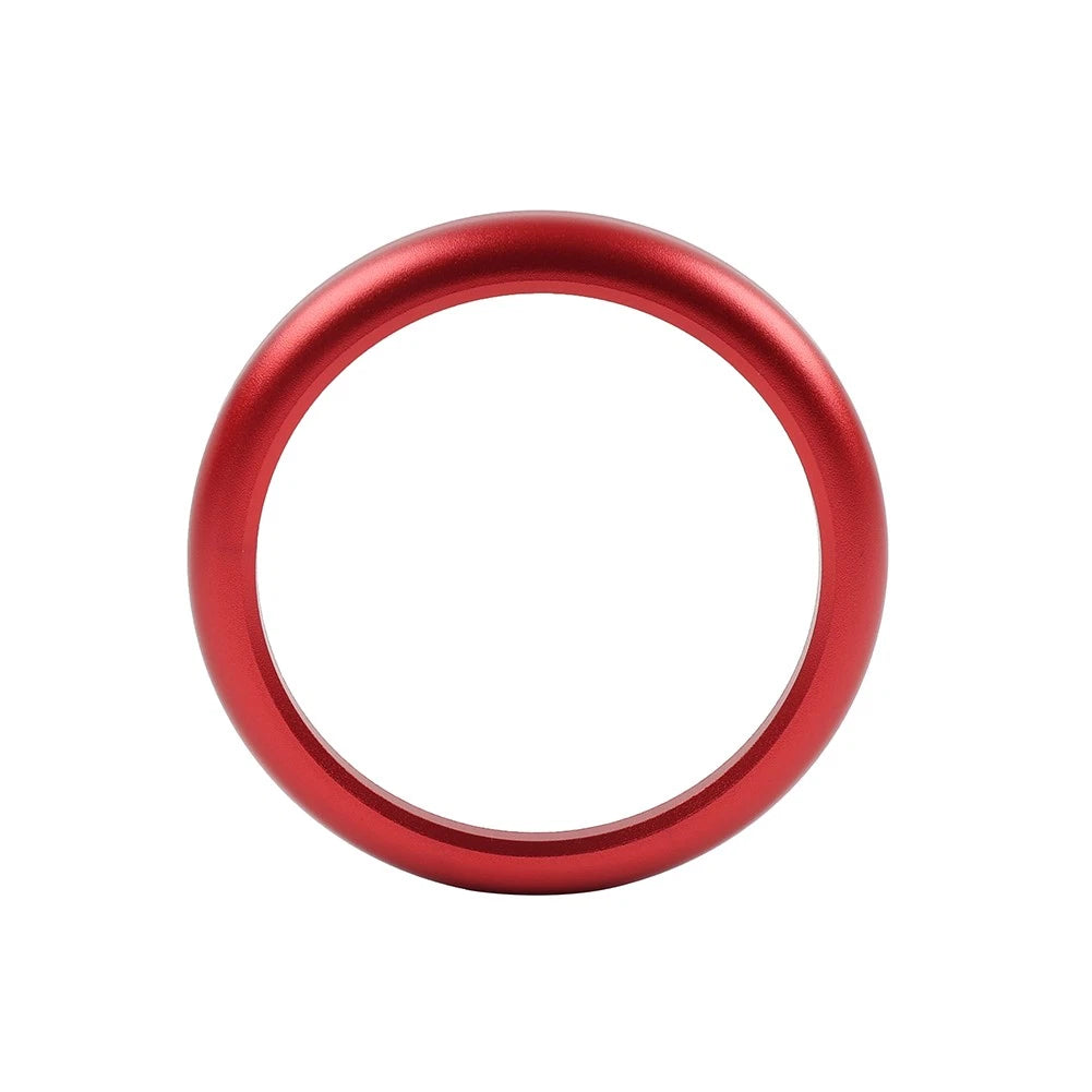 Stopwatch Compass Clock Cover Ring for Porsche 911 718 Boxster Cayenne Macan (2016–2023) Red