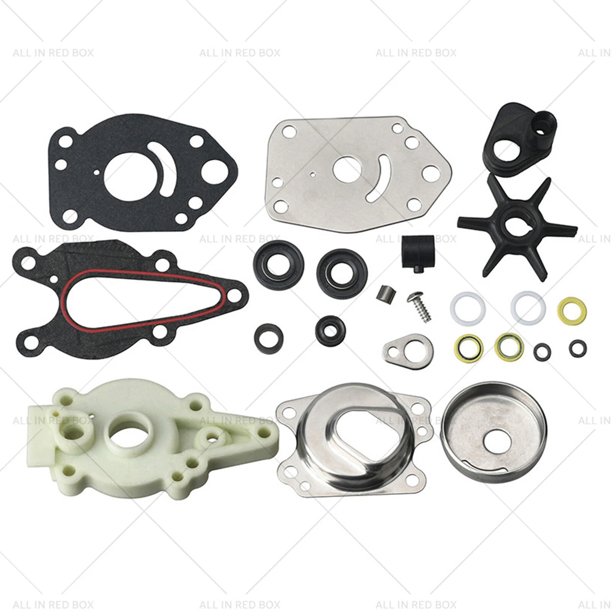 Water Pump Impeller Kit for Mercury 8 9.9 10 15 HP Outboards (46-42089A5)