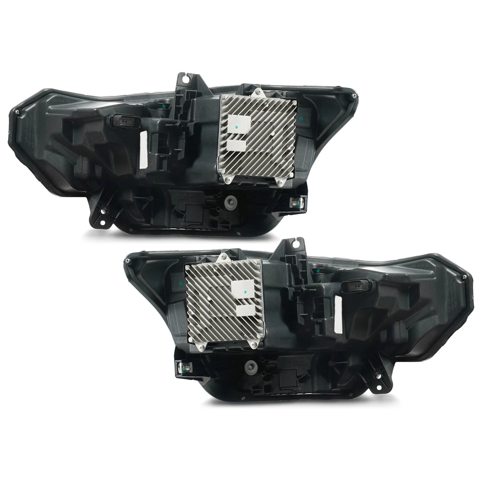 Full LED Headlight Pair for Ford Mustang (2024–2026) Black w/Bulb DRL