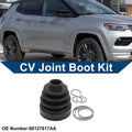 Inner CV Joint Boot Kit w/ Clamps for Jeep Compass (2008–2014) 68127817AA