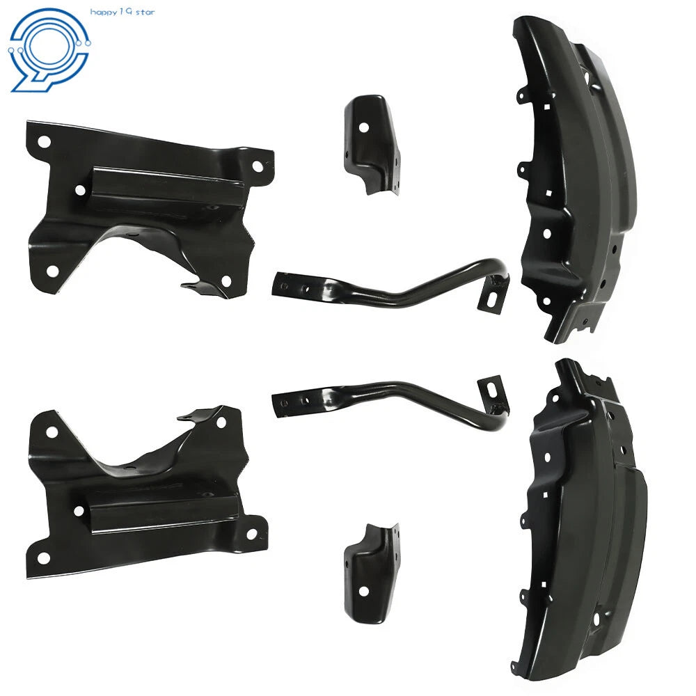 Front Bumper Brace Brackets for Chevy Silverado 1500 (2007-2013)