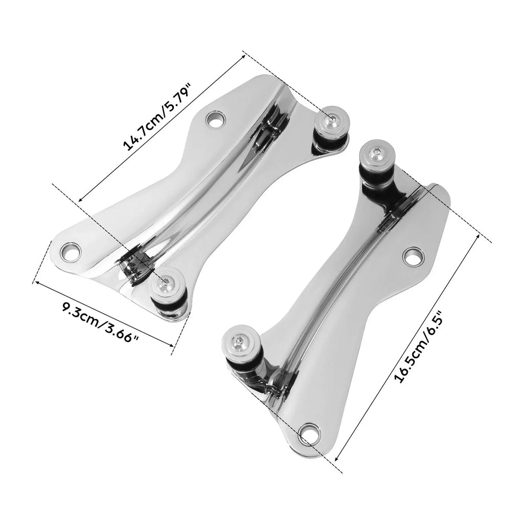 Chrome Luggage Rack & Docking Hardware for Harley Street Glide (2014-2025)