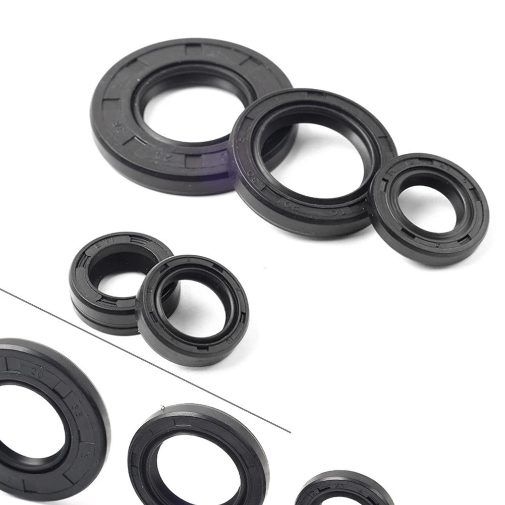 5Pcs Engine Gear Shaft Oil Seal for Yamaha YBR125 (2005–2023)