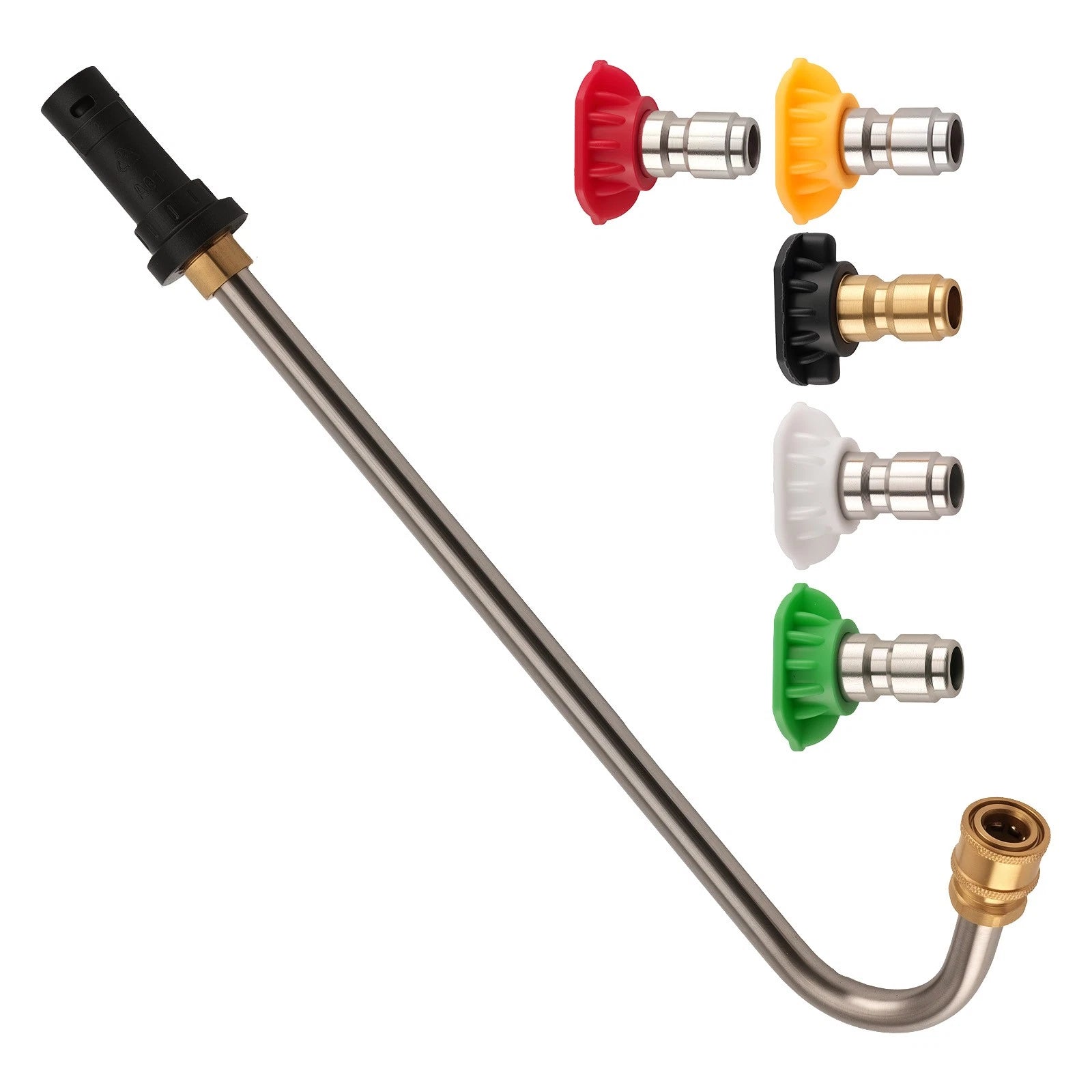 Gutter Cleaning Wand Kit for Karcher K2–K7 (5-Nozzle)