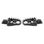 Black MX Style Rear Foot Pegs for Harley Softail Fat Bob Low Rider (2018–2023)