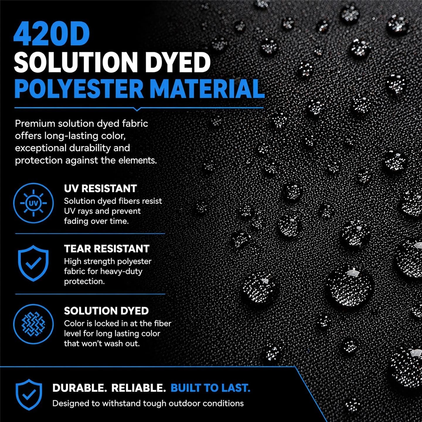 Jet Ski Cover for Sea Doo GT GTI (1990–2007) PWC Watercraft Black