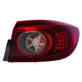 Replacement Passenger Side Outer Tail Light Assembly For 2014-2016 Mazda Mazda 3