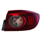 Replacement Passenger Side Outer Tail Light Assembly For 2014-2016 Mazda Mazda 3