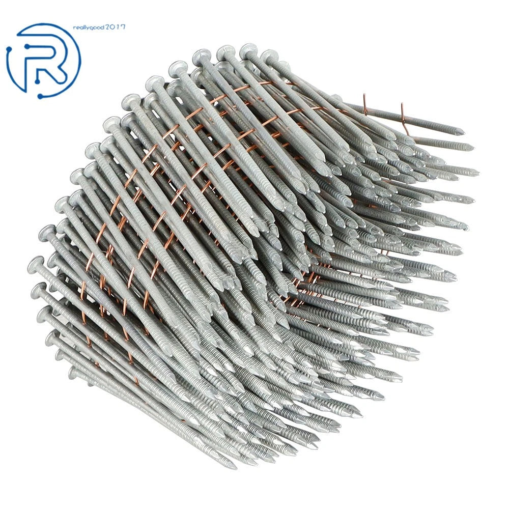 Set of 3600 Siding Nails 2-1/2" Full Round-Head Ring Shank