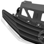 Upper Grille for Nissan Versa (2014–2016) - Horizontal Slats, Badge Slot