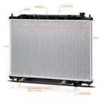 OE Style Aluminum Cooling Radiator for Nissan Quest 2004–2009 DPI-2692