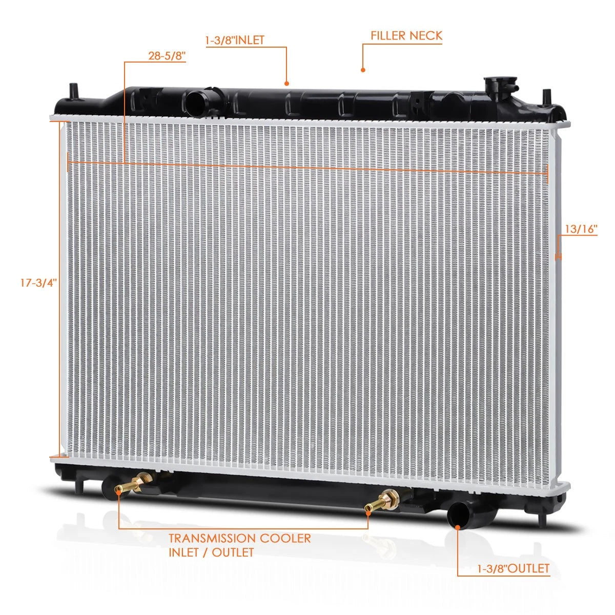 OE Style Aluminum Cooling Radiator for Nissan Quest 2004–2009 DPI-2692