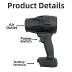 Electric Blower Car Cleaning High Air Speed Water Removal
