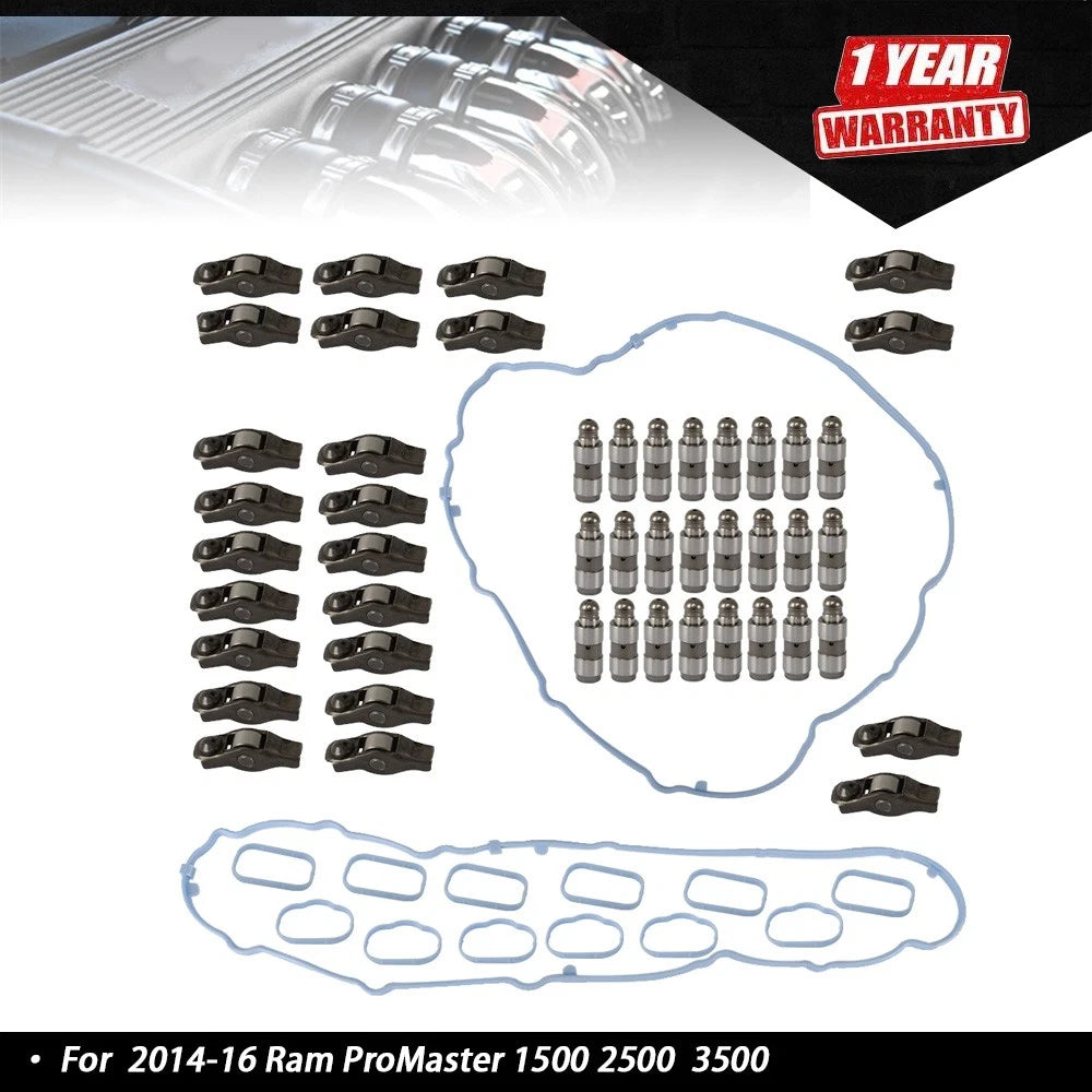 Rocker Arms and Lifters Kit for Ram ProMaster 1500 2500 3500 (2014–2016)