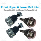 4Pcs Ball Joint Kit Front Upper+Lower for Ford Ranger PX1 PX2 (2011–2018)