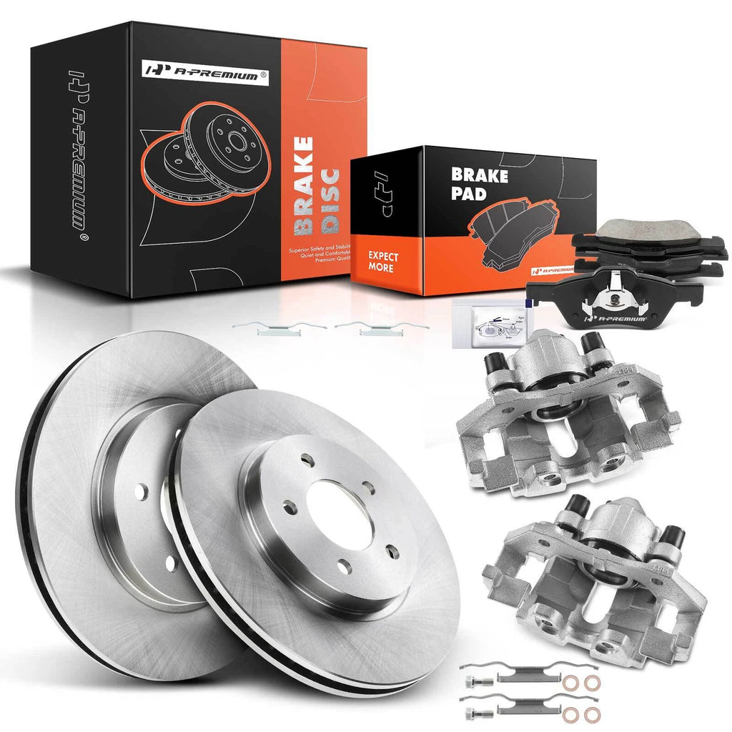 Brake Rotors & Ceramic Pads Set for Ford Escape (2001–2023)