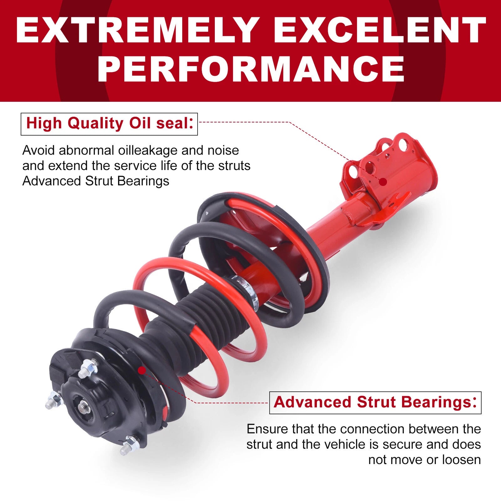 Complete Front Strut Spring Assembly for Toyota Camry Lexus ES300 (2002-2003)