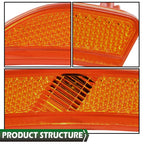 Amber Side Marker Light for Chrysler 200 (2015–2017)