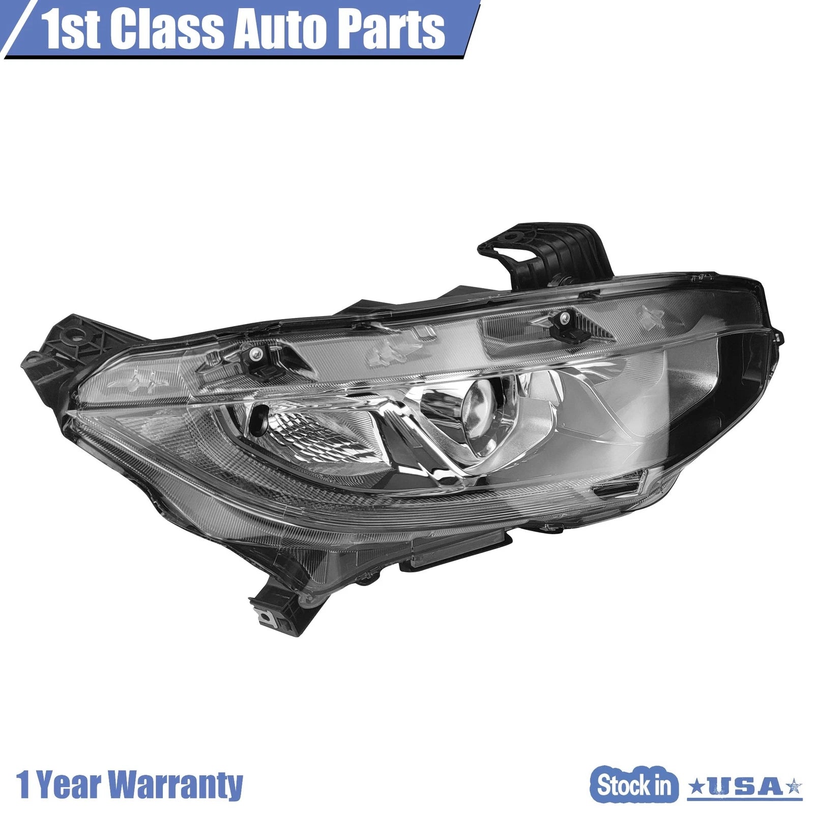 LED DRL Headlight Lamp Right Side for Honda Civic (2016–2021)
