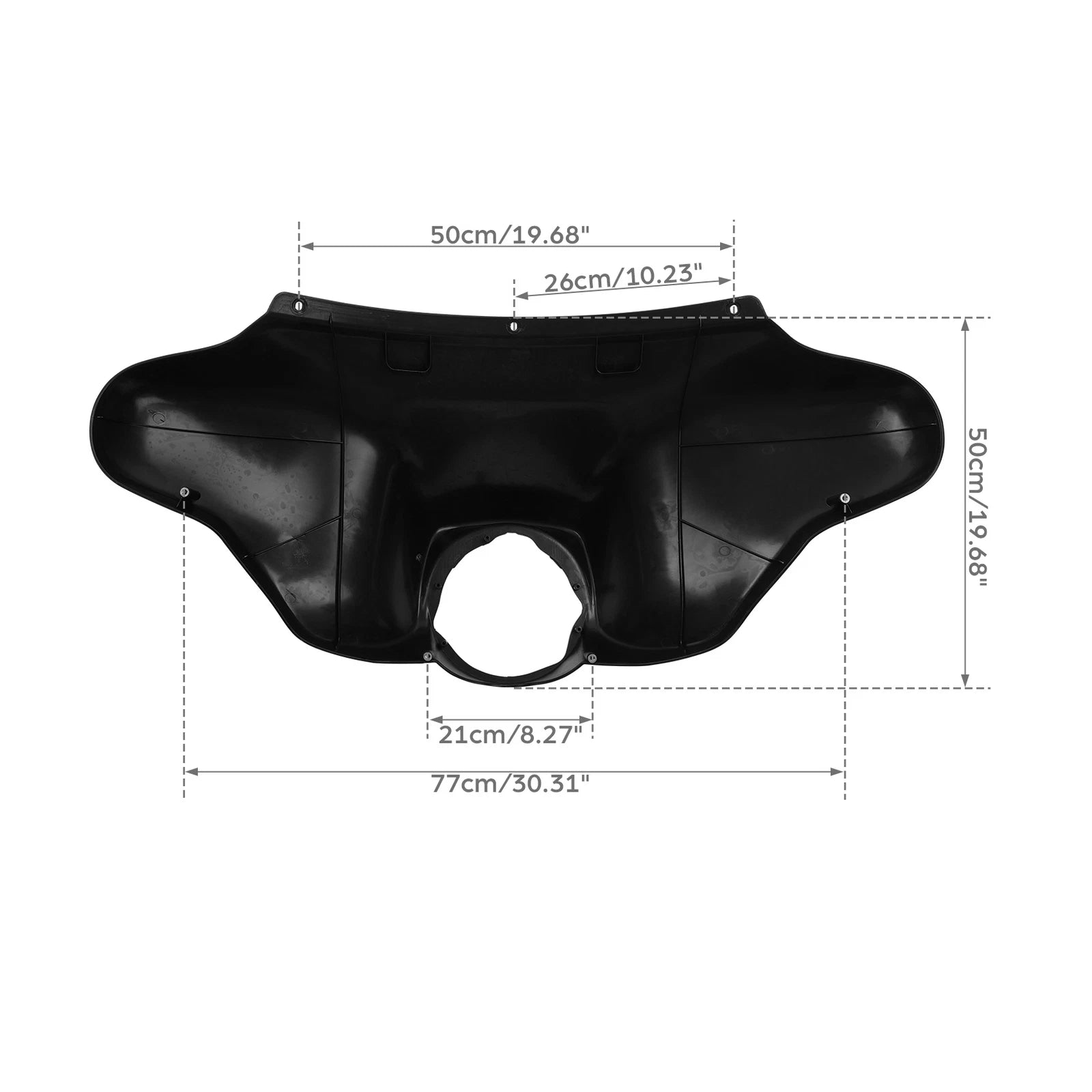 Front Batwing Upper Outer Fairing for Harley Davidson Touring (1996–2013)