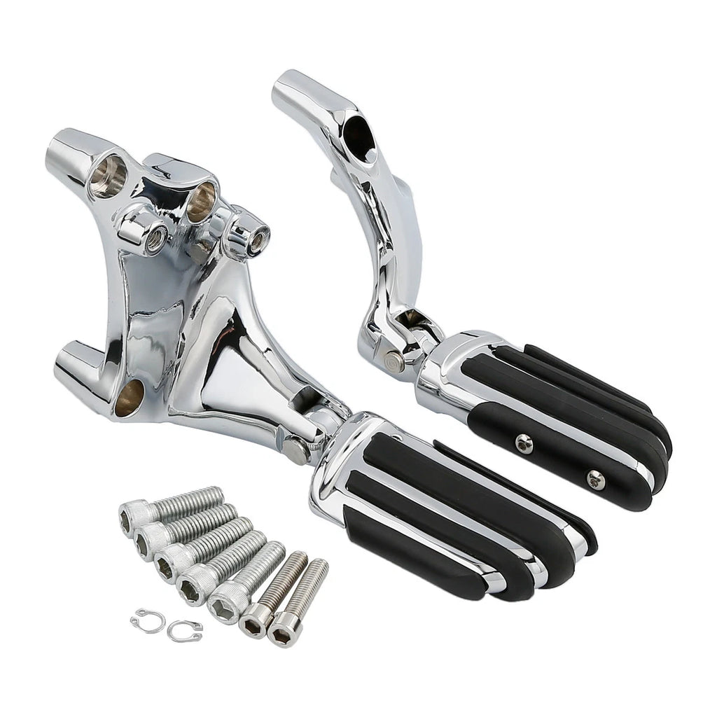 Chrome Passenger Footpeg Mount Bracket for Harley Sportster 883 1200 (2014–2022)