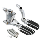 Chrome Passenger Footpeg Mount Bracket for Harley Sportster 883 1200 (2014–2022)