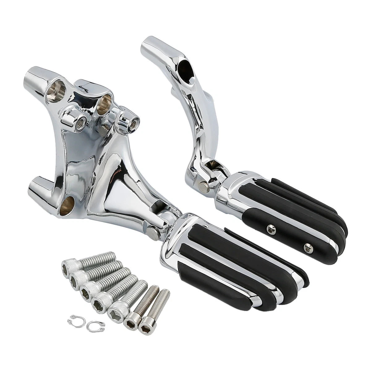 Chrome Passenger Footpeg Mount Bracket for Harley Sportster 883 1200 (2014–2022)