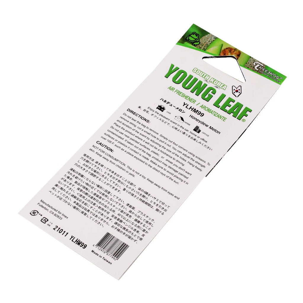 Tree Frog Air Freshener for Vehicle Home (Honeydew Melon Scent)