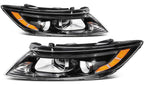 Pair Halogen Headlights Assembly with Projector for Kia Optima (2011–2013)
