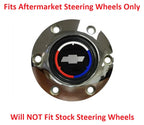 Horn Button for Chevrolet Bowtie 6 Hole Chrome Steering Wheel (1992–2002)