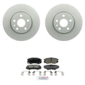 Set of 4 Bosch Quietcast Ceramic Disc Brake Pads for Equinox, Impala