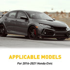 Carbon Fiber Door Pillar Post Trim for Honda Civic Sedan (2016–2021)
