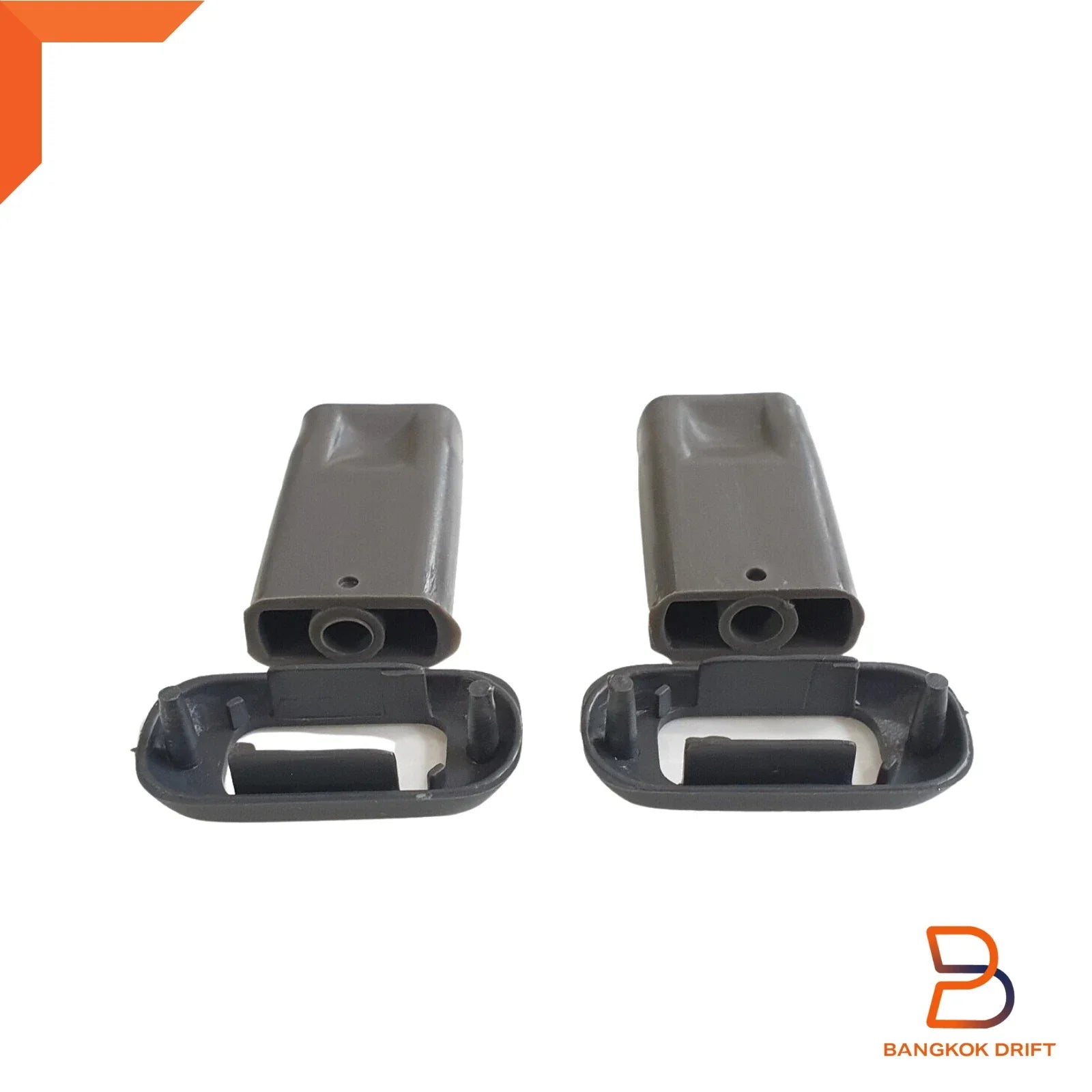 Grey Door Lock Control Knob & Holder Trim for Toyota Hilux 4Runner (1984-1997)