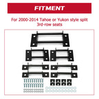 3rd Row Seat Brackets Set for Chevy Tahoe/GMC Yukon (2000–2014)